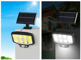 Napelemes lámpa PIR mozgásérzékelővel - 146 COB