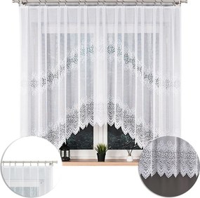 Függöny kész függöny a nappaliba klasszikus jacquard függöny 250x150 cm Violetta