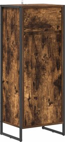 vidaXL Fürdőszoba Székény Füstös tölgy 40 x 30 x 100 cm Faanyag