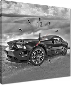 Órák 40x40 Ford Mustang a hóban Autó Klasszikus Made in Usa