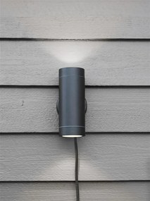 MARKSLÖJD 108169 GARDEN24 Modern Kültéri Fali Lámpa Fekete LED IP44