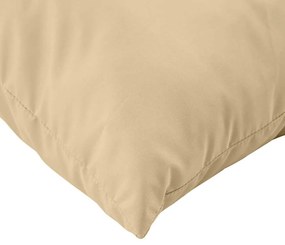 2 db melange bézs szövet raklappárna