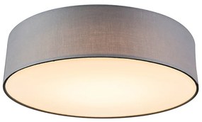 Mennyezeti lámpa szürke 40 cm LED-del - Drum LED