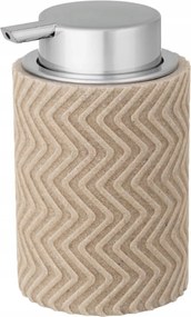 Folyékony szappan adagoló bézs műanyag 8,5x13,8cm 1000ml 1db