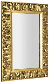 ZEEGRAS tükör fa kerettel, 70x100cm, arany (IN448)
