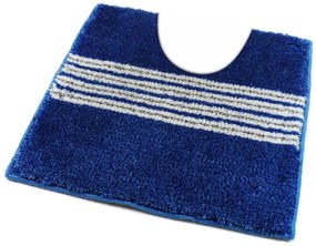 Fürdőszoba-szőnyeg IRSINA Kék - Kék / 50 x 50 cm WC kagyló elé, kivágással