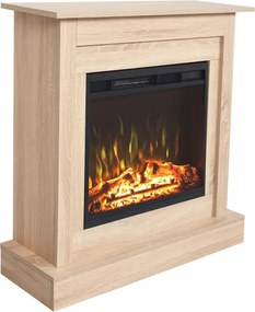 Elektromos kandalló Aflamo Vigo Light Oak