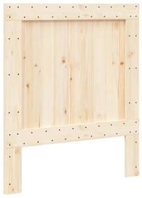 tömör fenyőfa fejtámla 90 x 104 cm