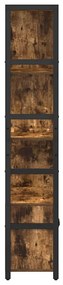 Könyvespolc Füstölt tölgy 80 x 30 x 155.5 cm Faanyag