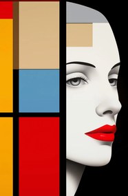 Poszter 53x81cm Geometrikus Pillantás a távolba