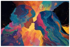 Kép - Kozmikus szerelem (90x60 cm)