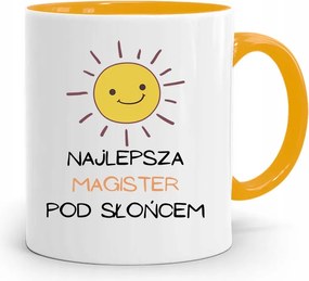 Mester Bögre Sárga Születésnapi Ajándék fényképes nyomtatással