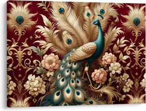 Kép – Elegáns páva (70x50 cm)