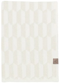 Krémszínű pamut törölköző szett 2 db-os 35x55 cm Geo – Mette Ditmer Denmark