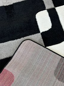 Margit Fekete-piros (Black) szőnyeg 0196 60x220