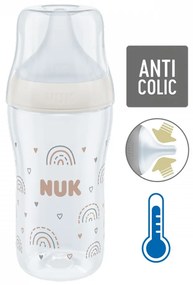 Baba cumisüveg NUK Perfect Match Temperature Control 260 ml fehér