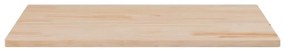 tömör fenyőfa téglalap alakú asztallap 100 x 50 x 2,5 cm