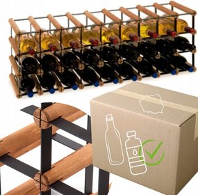 Bortartó állvány bortartó állvány Pet palacktartó szekrény Tömör 27cipő Eko