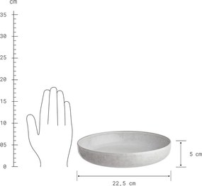 HENLEY tészta tányér Ø23cm