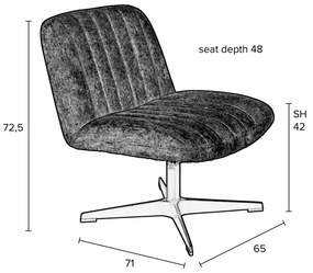 Sötétzöld fotel Belmond – White Label