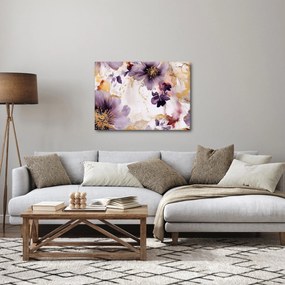 Kép - Akvarell virágok (70x50 cm)