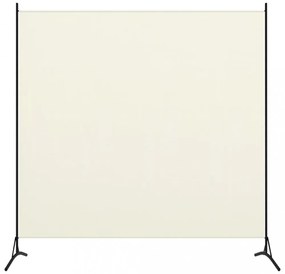 vidaXL krémfehér 1 paneles paraván 175 x 180 cm