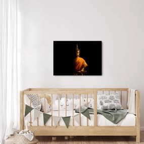 Kép - Arany Buddha szobor (70x50 cm)