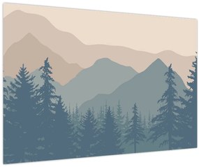 Kép - Türkiz hegység N⁰2 (90x60 cm)