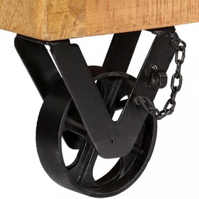 tömör mangófa cipőszekrény 86 x 35 x 55 cm