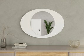 Obble tükör, fehér, 60 cm