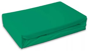 Zöld frottír gumis lepedő menthol green 180x200cm