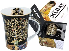 Porcelánbögre díszdobozban, 350ml Klimt: Életfa