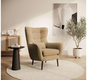 Fotel lábtartóval Veneza VZ1  (sárga + fekete). 1098947