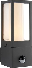ENDON 99549 LANTERN Fali Lámpa Mozgásérzékelővel Opál, Szürke IP44