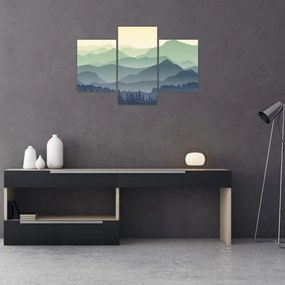 Kép - Forest Mountain (90x60 cm)