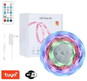 Immax NEO 07734L-LED RGB Dimmelhető szalag MUSIC 18W/230V 5m IP65 Wi-Fi Tuya + távirányító
