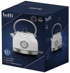 Botti Royal Line 1,7 l vízforraló, fehér
