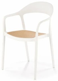 K530 szék fehér / natúr