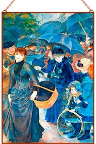 Renoir-The Umbrellas üvegkép, falikép