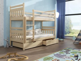 Emeletes gyerekágy 90 cm Aras (fenyő). 615002