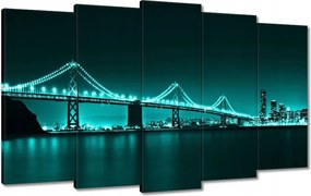 Képek 100x60 Türkiz kilátás híd