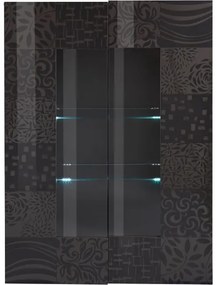 ARIA vitrinszekrény antracit