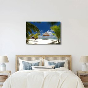 Kép - Fehér homokos strand (90x60 cm)