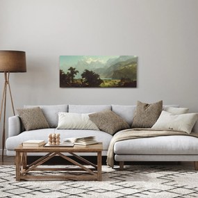 Kép - Albert Bierstadt, Lake Lucerne, reprodukciók (120x50 cm)