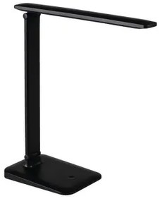 LED lámpa , asztali , 4.4W , állítható fehér színhőmérséklet (CCT) , USB  , fekete , Kanlux , ATERO
