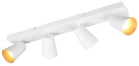 Fehér spotlámpa ø 8 cm Sharp – Trio