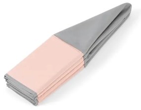 Gyerek száraz medence labdákkal, átmérő 80 cm, rózsaszín/szürke