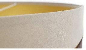 Csillár zsinóron SWING 1xE27/60W/230V barna/bézs/arany