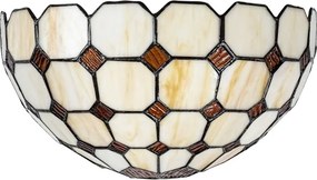 Brilagi - Tiffany stílusú vitrázs falikar DORAN 1xE14/40W/230V