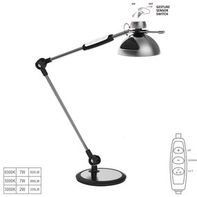 Prezent AMSTERDAM 31211 Asztali lámpa 1x9W/LED 510lm IP20